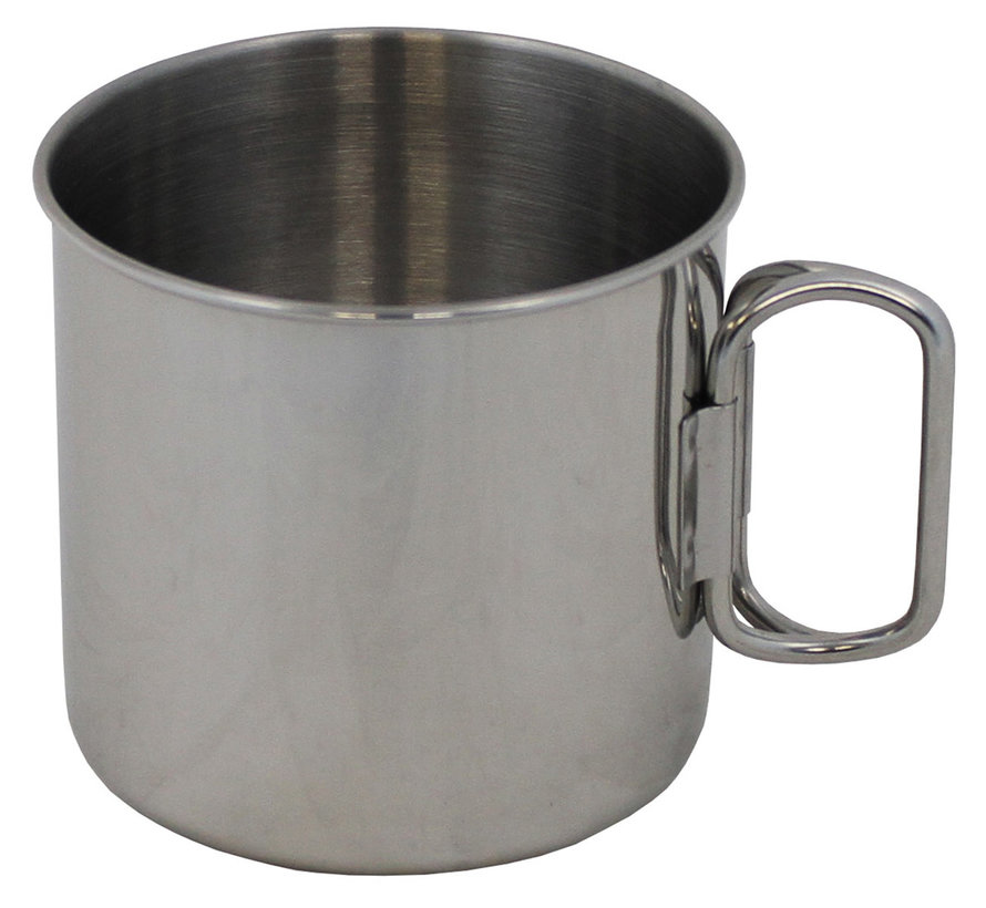 Fox Outdoor - Tasse -  Inox -  poignées pliables -  ca. 450 ml