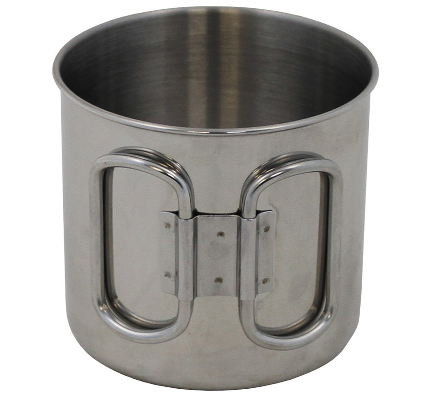 Fox Outdoor - Tasse -  Inox -  poignées pliables -  ca. 450 ml