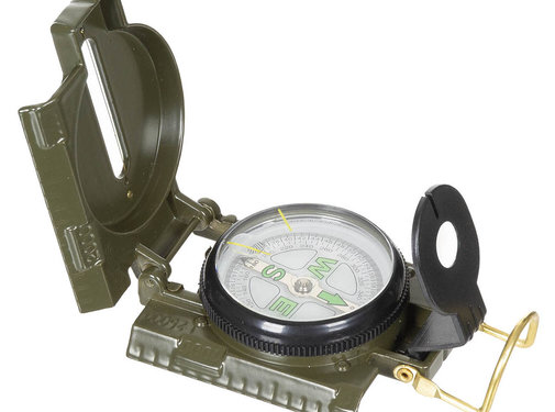MFH MFH - boussole -  militaire -  boîtier -  acier -  affaiblissement liquide