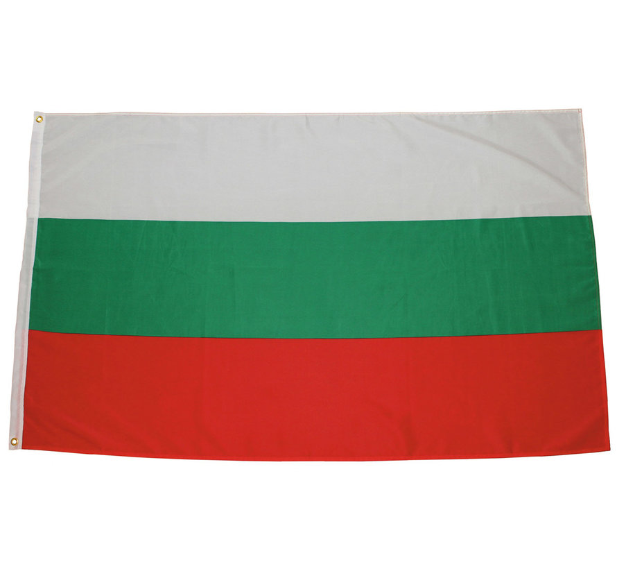 MFH - Fahne -  Bulgarien -  Polyester -  90 x 150 cm