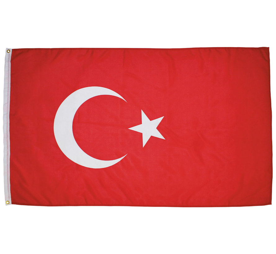MFH - Vlag  -  Turkije  -  Polyester  -  90 x 150 cm