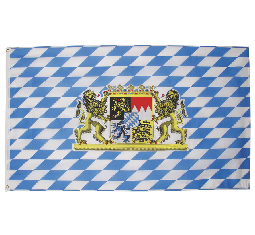 MFH - Vlag  -  Beieren met leeuw  -  Polyester  -  90 x 150 cm