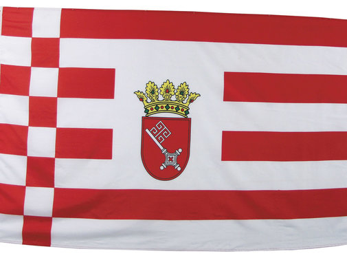 MFH MFH - Fahne -  Bremen -  Polyester -  90 x 150 cm