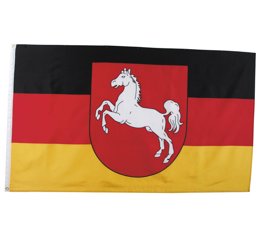 MFH - Drapeau -  Basse-Saxe -  Polyester -  90 x 150 cm