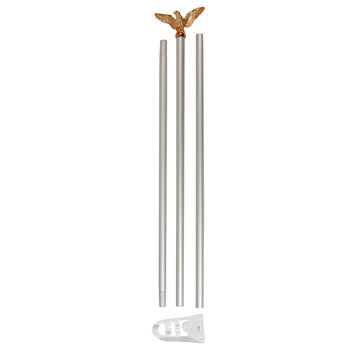 MFH MFH - lance de drapeau -  blanc -  aigle d`or