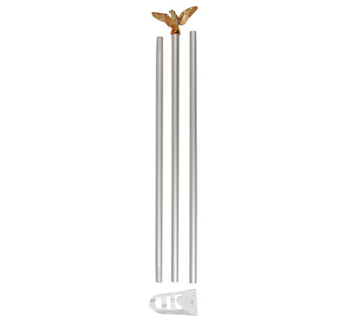 MFH MFH - lance de drapeau - blanc - aigle d`or