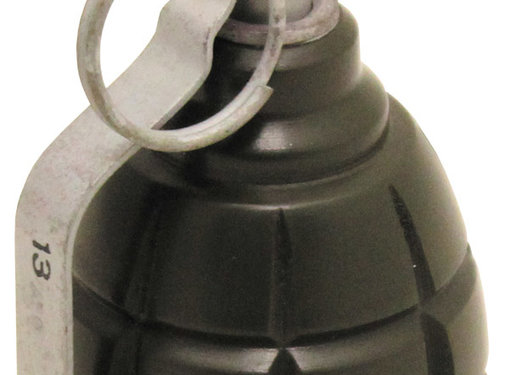 MFH MFH - Handgranate - "F 1" - oliv - Holz - Deko