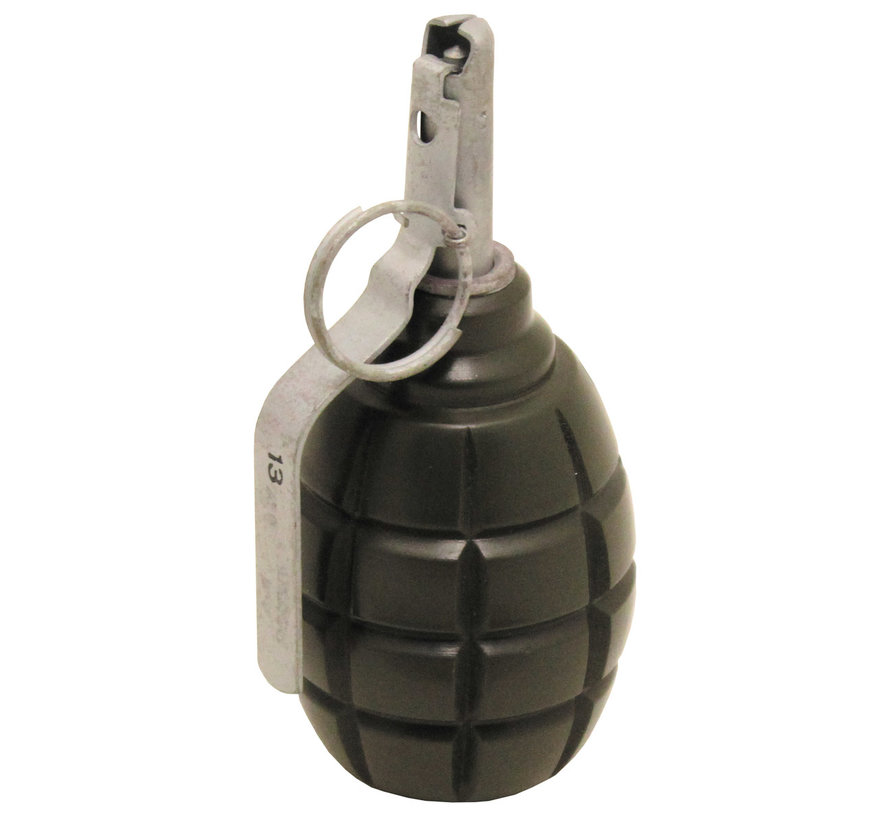 MFH - Grenade à main -  "F 1" -  kaki -  bois -  décoration