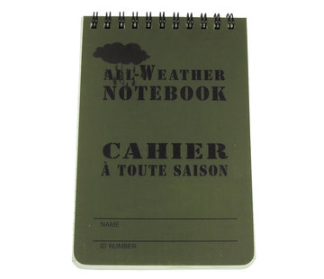 MFH MFH - cahier étanche -  ca. 10 x 15 cm