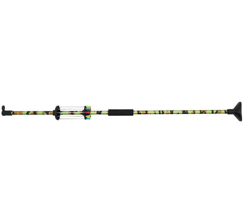 Fox Outdoor  Fox Outdoor - Blowgun met Gezicht  -  ca. 76 cm  -  10 darts  -  min. leeftijd 18 jaar!