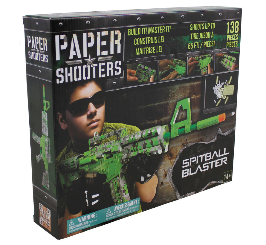 Max Fuchs - PAPER SHOOTERS -  Bausatz -  "Green Spit"