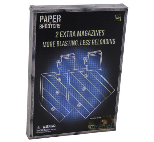 MFH Max Fuchs - PAPER SHOOTERS -  Bausatz -  Magazin "Extinction" -  2er Pack