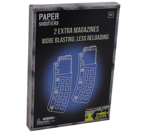 MFH Max Fuchs - PAPER SHOOTERS -  Bausatz -  Magazin "Zombie" -  2er Pack