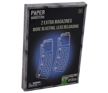 MFH Max Fuchs - PAPER SHOOTERS -  Bausatz -  Magazin "Green Spit" -  2er Pack