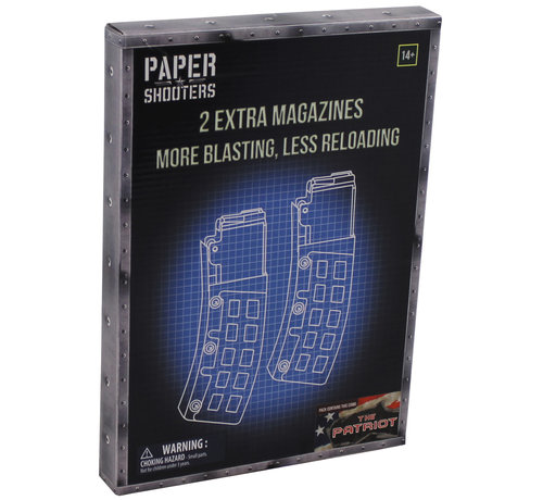 MFH Max Fuchs - PAPER SHOOTERS -  Bausatz -  Magazin "Patriot" -  2er Pack