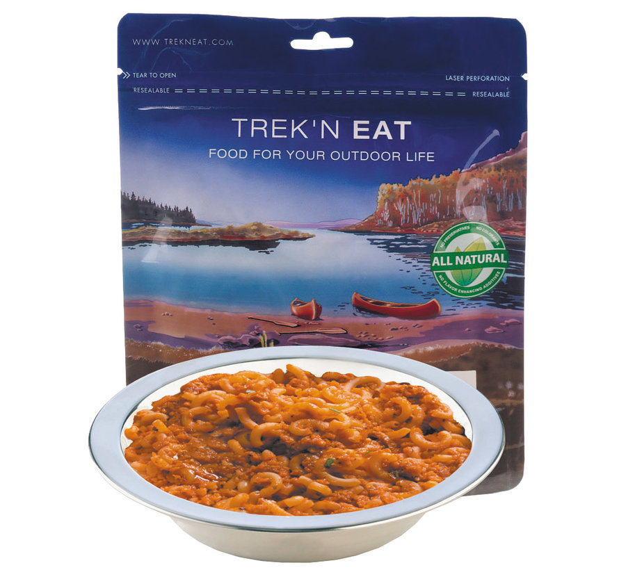 TrekNEat - Trek 'n Eat -  Nouilles à la sauce bolognaise végétarienne