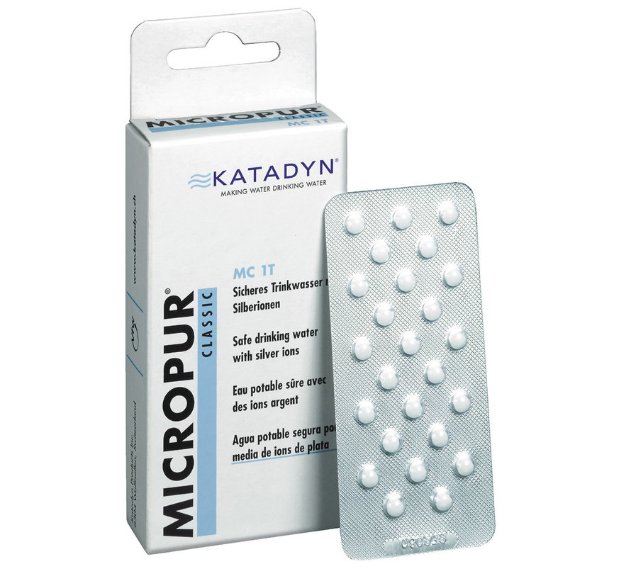 Katadyn 'Micropur MC1T' 100 tabletten