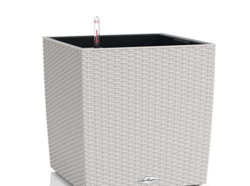 Lechuza Lechuza - Pflanzgefäß CUBE COTTAGE 30 lichtgrau ALL-IN-ONE Set