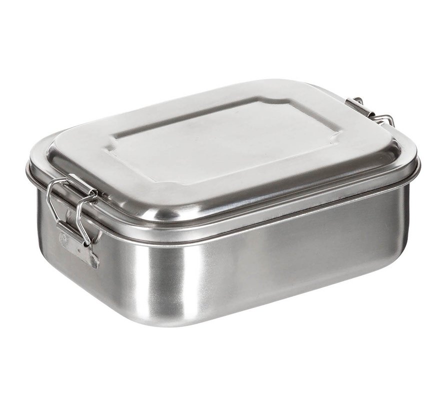 Fox Outdoor - Lunchbox  -  Acier inoxydable  -  environ 16 x 13 x 6  -  2 cm  -