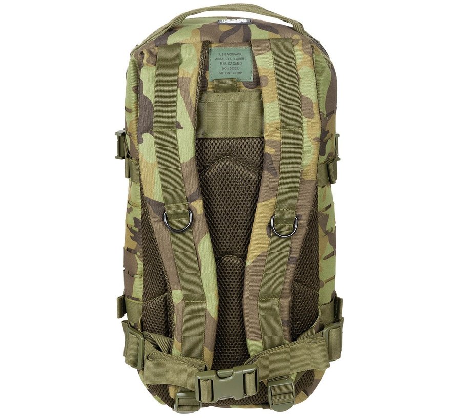 MFH High Defence - US Rucksack -  Assault I -  "Laser" -  M 95 CZ tarn