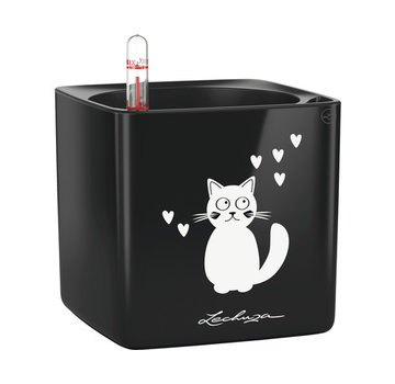 Lechuza Lechuza - CUBE GLOSSY CAT 14 noir ALL-IN-ONE LEC13508 4008789135087