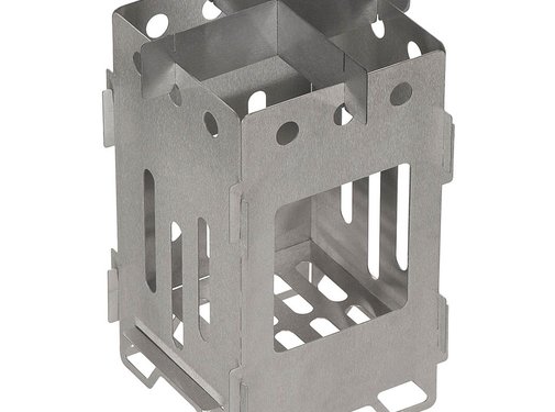 Fox Outdoor Fox Outdoor - Grand appareil de chauffage extérieur « Hobo » en acier inoxydable adapté aux combustibles solides