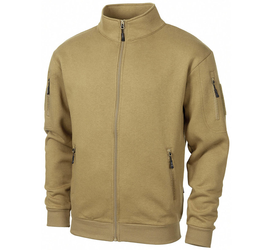 MFH - Sweatjacke -  "Tactical" -  coyote tan