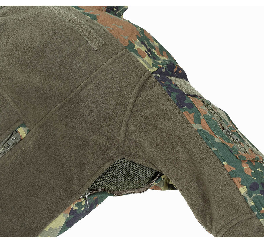 MFH High Defence - Veste en polaire  -  "Combat"  -  flecktarn