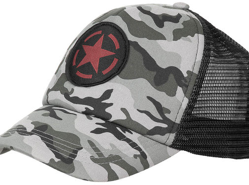 MFH Urban "Trucker" unisex cap . Stoere en sportieve pet met verstelbare  kliksluiting.