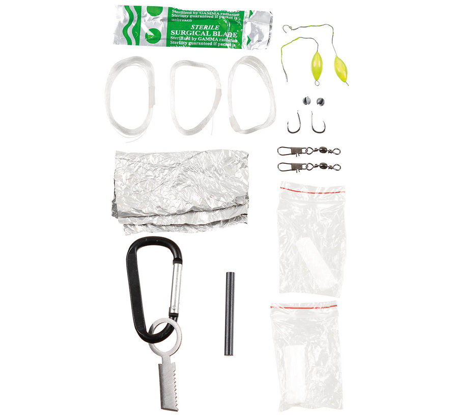 MFH - Survival Kit  -  "Parachute Cord"  -  OD groen