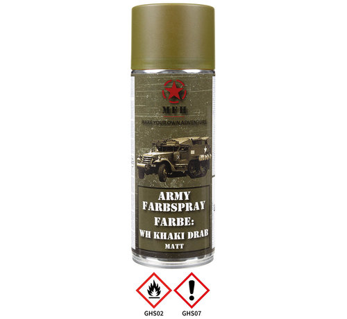 MFH MFH - Pulvérisation de couleur de l'armée  -  WH KHAKI DRAB  -  Faible  -  400 ml