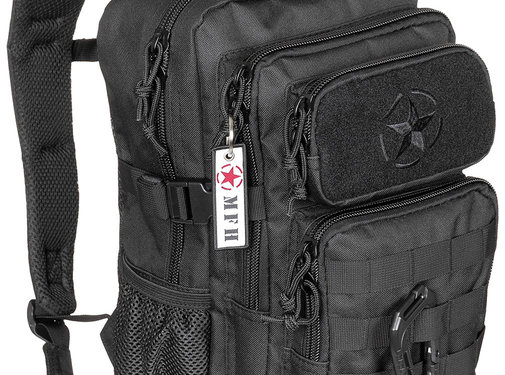 MFH Professioneller amerikanischer militärischer schwarzer Rucksack "Youngster" Assault