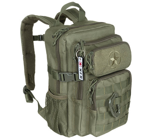 MFH Professioneller amerikanischer militärischer olivgrüner Rucksack "Youngster" Assault