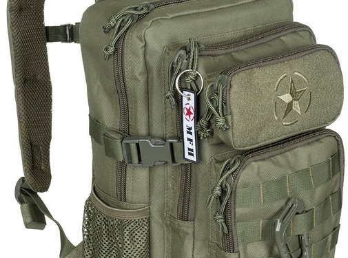 MFH Professioneller amerikanischer militärischer olivgrüner Rucksack "Youngster" Assault