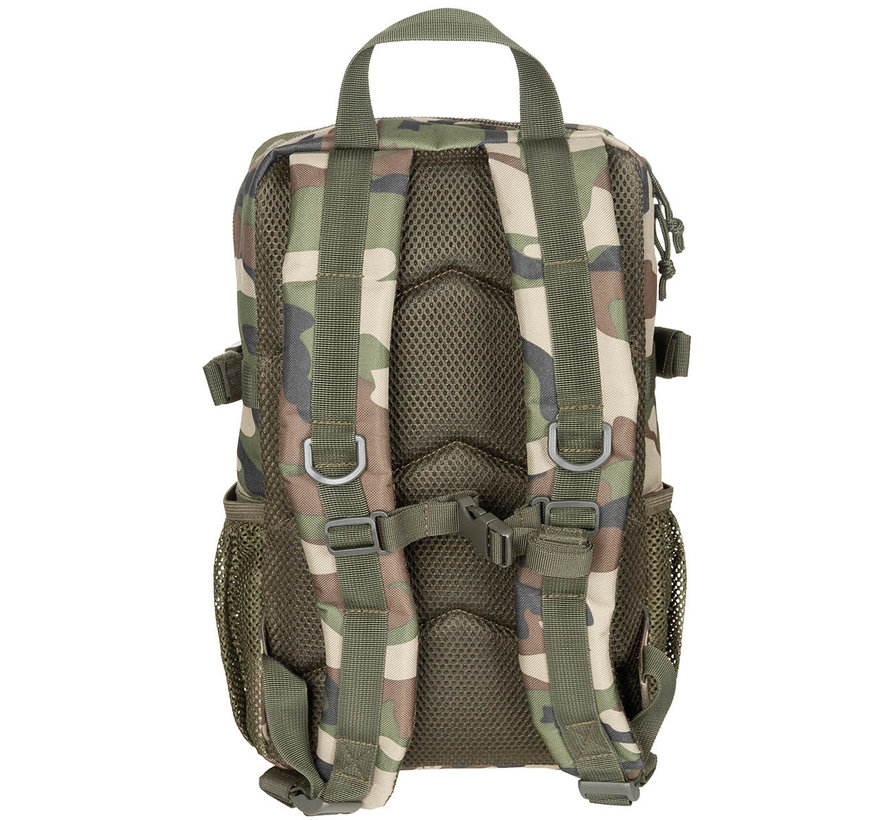 Professioneller amerikanischer Militär-Camouflage-Rucksack Woodland Typ "Youngster" Assault (15l)