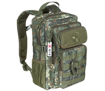 MFH Professionele Amerikaanse (US) militaire camouflage rugzak BW Camo type "Youngster" Assault (15l)