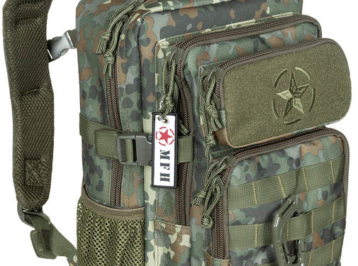 MFH Professioneller amerikanischer (US) Militär Camouflage Rucksack BW Camo Typ "Youngster" Assault (15l)