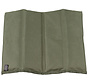 Coussin de siège thermo vert armée pliable. Idéal pour les activités en déplacement et de plein air.