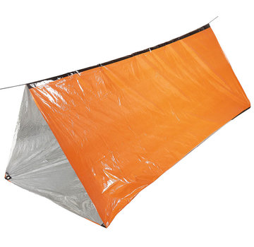 Fox Outdoor Fox Outdoor - Orangefarbenes Notzelt mit aluminiumbeschichteter Seite