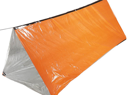 Fox Outdoor Fox Outdoor - Orangefarbenes Notzelt mit aluminiumbeschichteter Seite