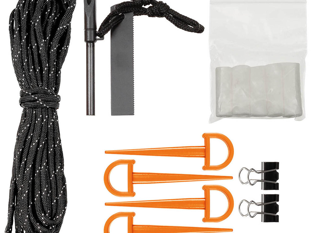 Fox Outdoor Fox Outdoor - Orangefarbenes Notzelt mit aluminiumbeschichteter Seite