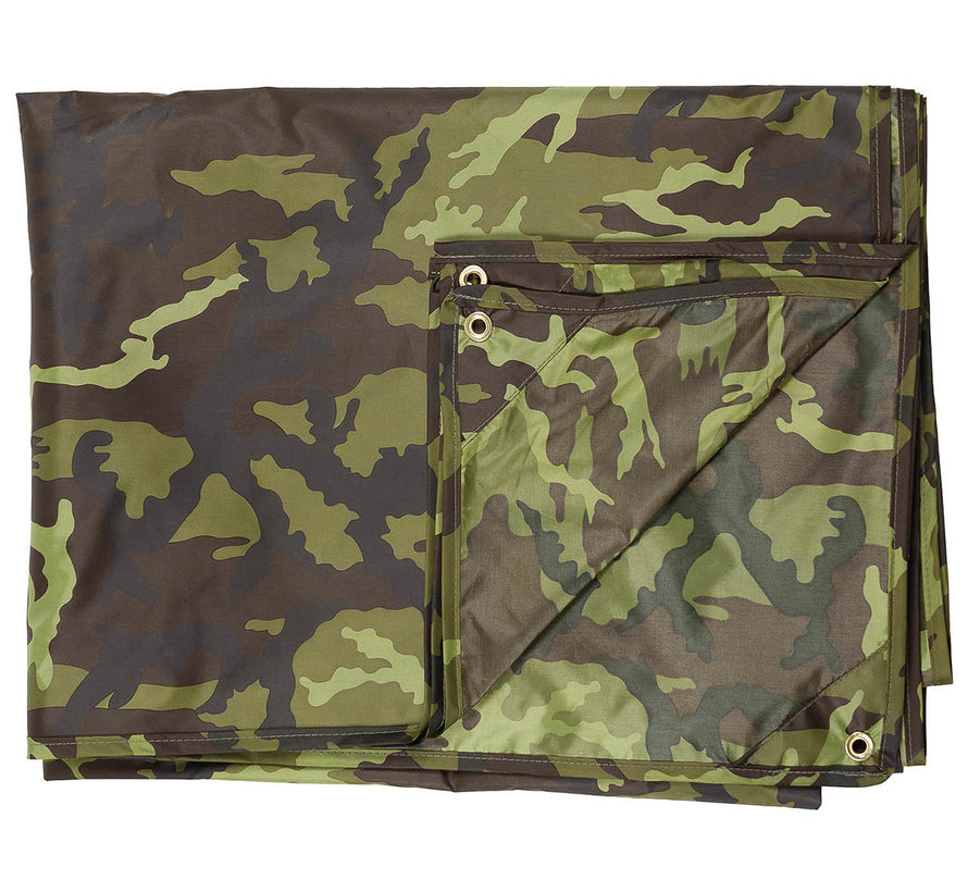 MFH - Bâche polyvalente  -  "Tarp"  -  M 95 Camouflage CZ  -  env. 300 x 400 cm