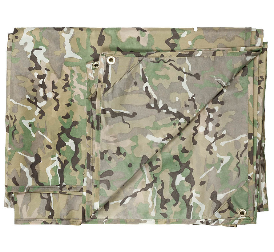 MFH - Bâche polyvalente  -  "Tarp"  -  opération-camo  -  env. 300x400 cm