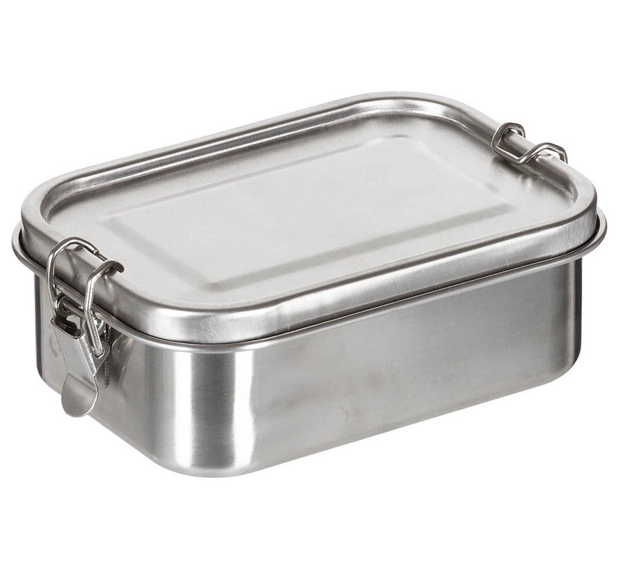 Fox Outdoor - Lunchbox  -  "Premium"  -  Rvs  -  ca. 16 x 11  -  5 x 6 cm