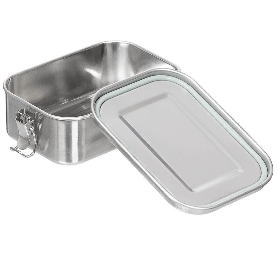 Fox Outdoor - Lunchbox  -  "Premium"  -  acier inoxydable  -  env. 16 x 11  -  5 x 6 cm