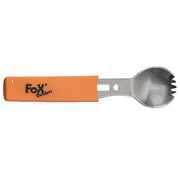 Fox Outdoor Fox Outdoor - Multifunctionele Spork  -  Rvs  -  oranje handvat