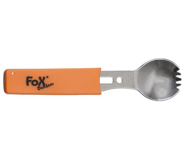 Fox Outdoor Fox Outdoor - Gouffes multifonctions  -  acier inoxydable  -  Poignée orange  -