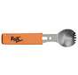 Fox Outdoor - Gouffes multifonctions  -  acier inoxydable  -  Poignée orange  -