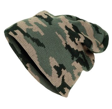 MFH Fijn gebreide "Woodland" commando muts (Beanie) gemaakt van 100% wol