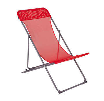 Bo-Camp Bo-Camp - Beach Chair Penco - 3 positions - Oxford Polyester - Rouge